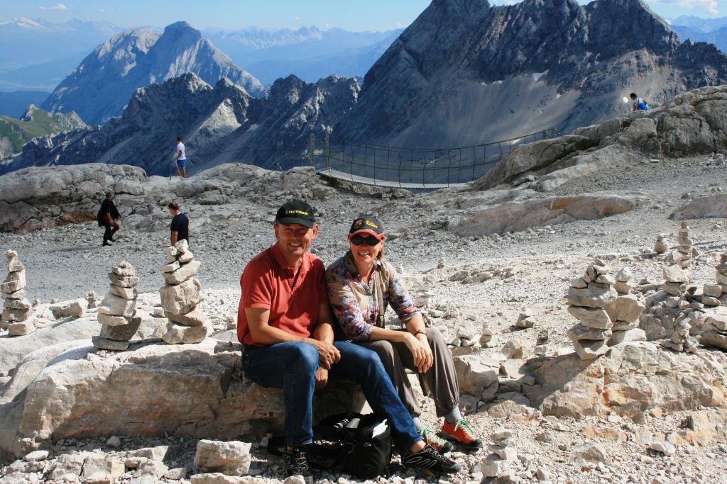 Barbara und Thomas am Zugspitzplatt